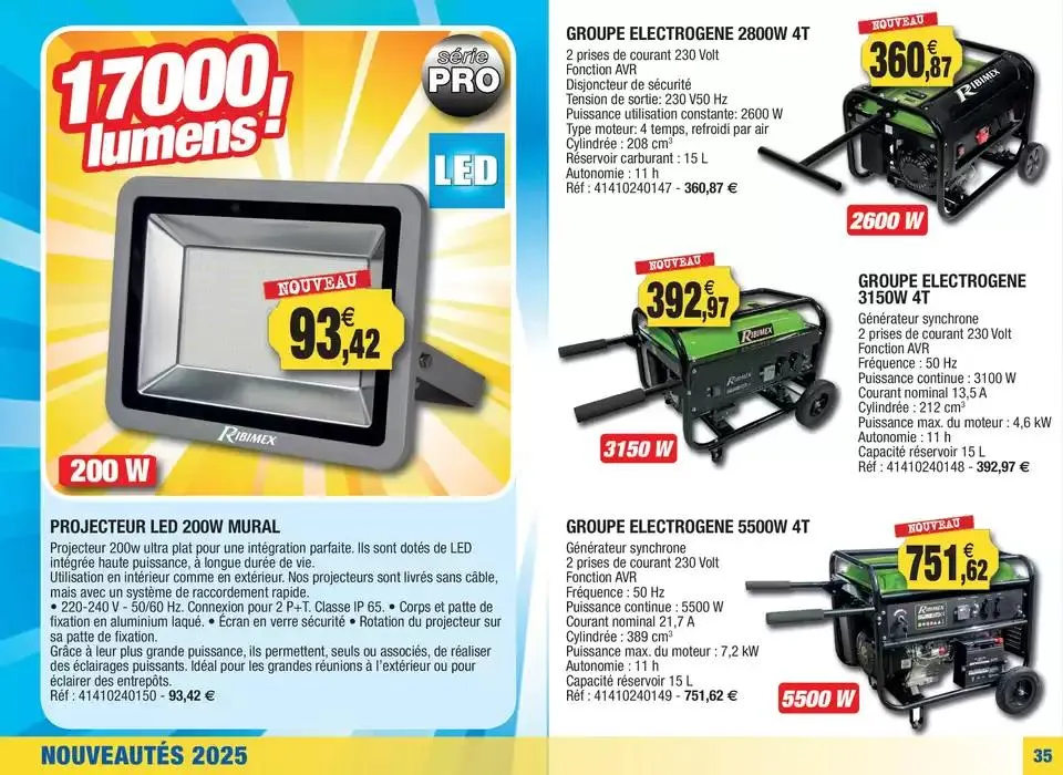 Spécial nouveautés 2025 du 25 février au 31 mai 2025 - Catalogue page 35