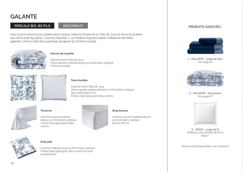 Notre collection Printemps - Ete 2025 du 14 février au 30 août 2025 - Catalogue page 28