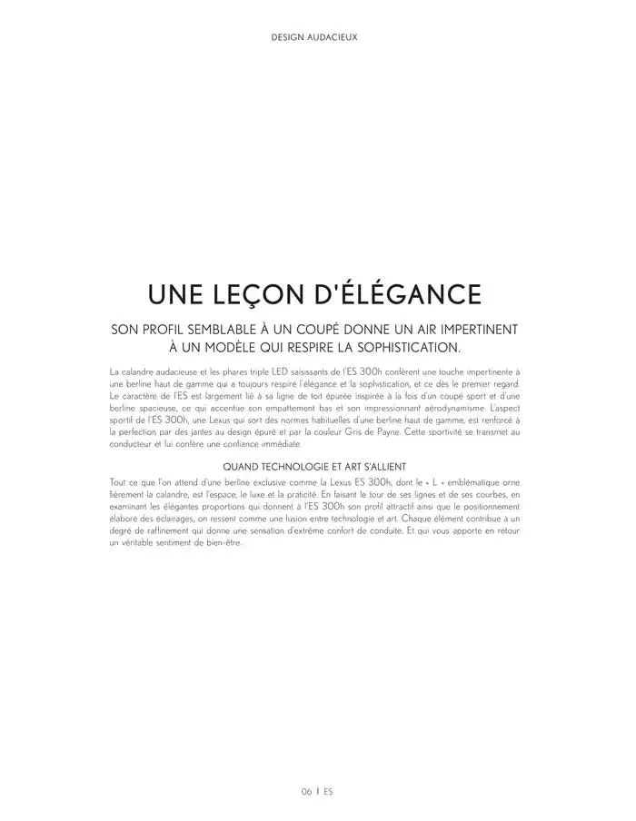 Lexus ES du 27 mars au 27 mars 2026 - Catalogue page 6