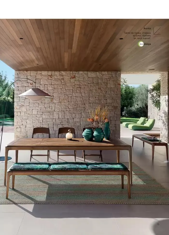 OUTDOOR COLLECTION - MEUBLES POUR L'EXTERIEUR du 1 janvier au 31 décembre 2025 - Catalogue page 15