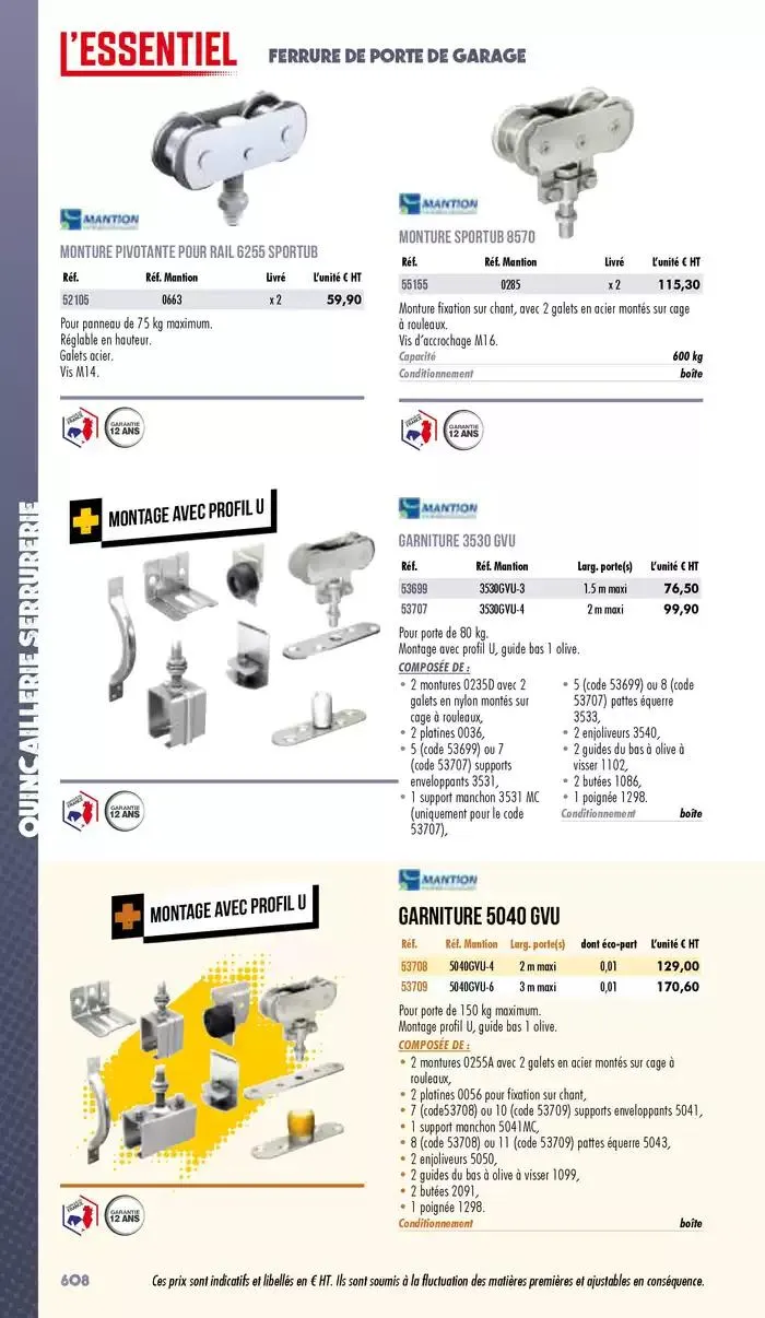 Essentiel Industrie 2025 du 3 janvier au 31 décembre 2025 - Catalogue page 610