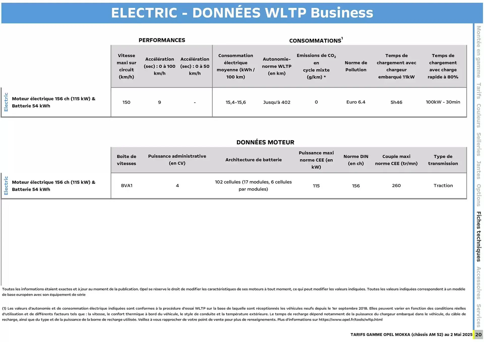 Catalogue Opel du 12 mai au 12 mai 2026 - Catalogue page 20