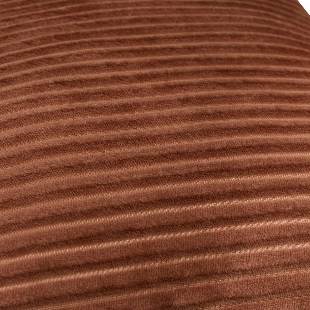 Coussin "Arum" Marron Tonka, 38x38 cm