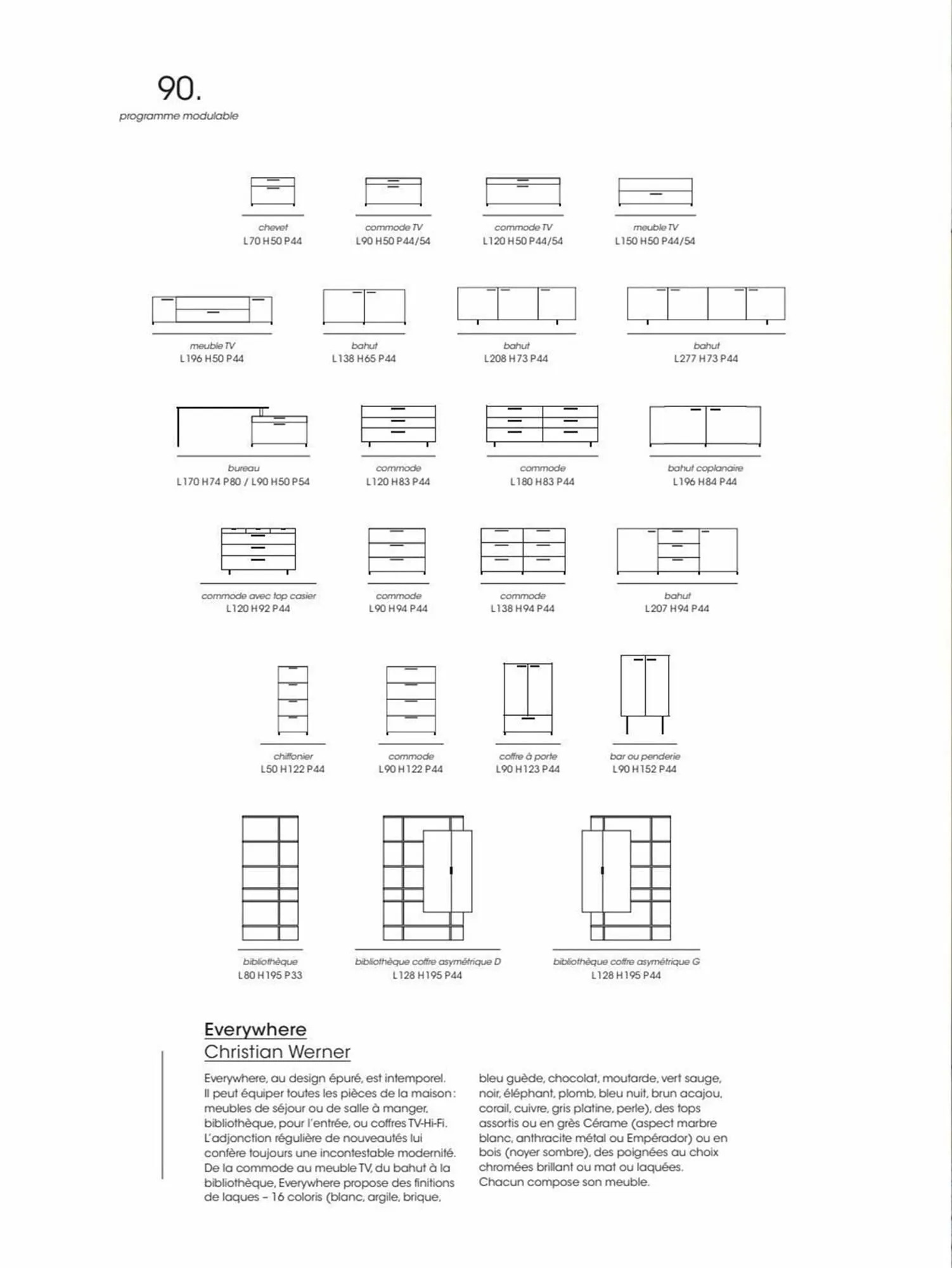 Catalogue Cinna du 5 janvier au 31 décembre 2023 - Catalogue page 90