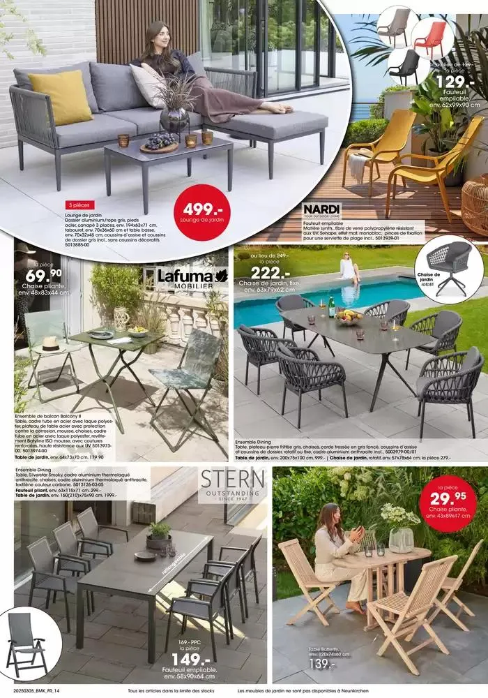 ACTION ANNIVERSAIRE MÖBEL MARTIN du 5 mars au 18 mars 2025 - Catalogue page 14