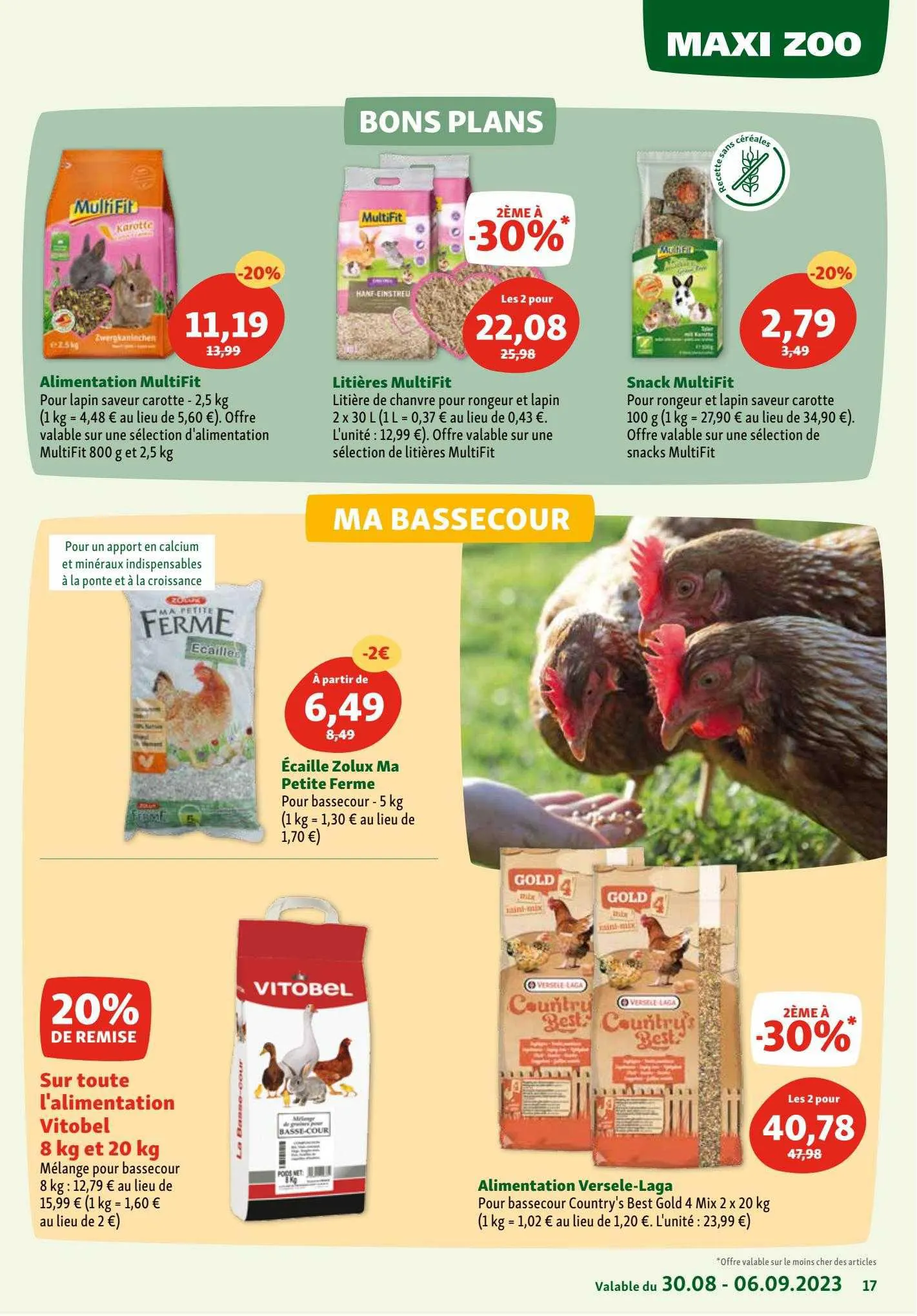 Catalogue Maxi Zoo du 25 août au 8 septembre 2023 - Catalogue page 17