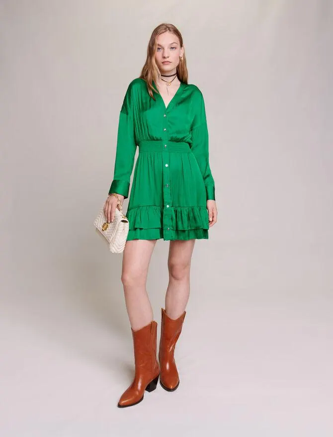 Bottines en cuir à plateforme