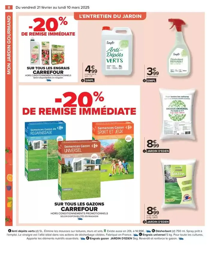 PROFITER ENFIN DE SON JARDIN du 21 février au 10 mars 2025 - Catalogue page 10