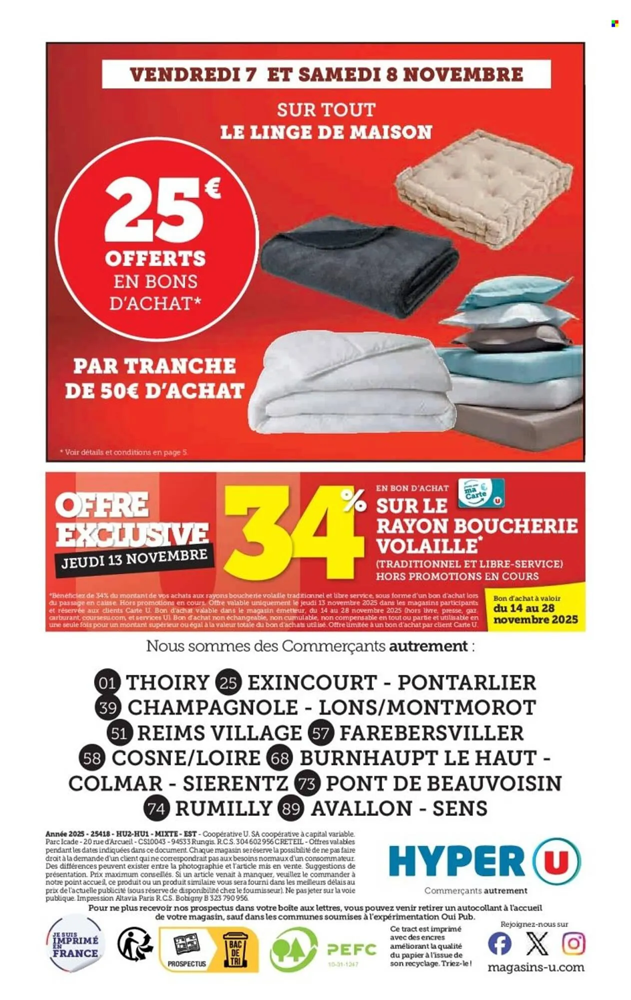 Catalogue Hyper U du 4 novembre au 16 novembre 2025 - Catalogue page 60