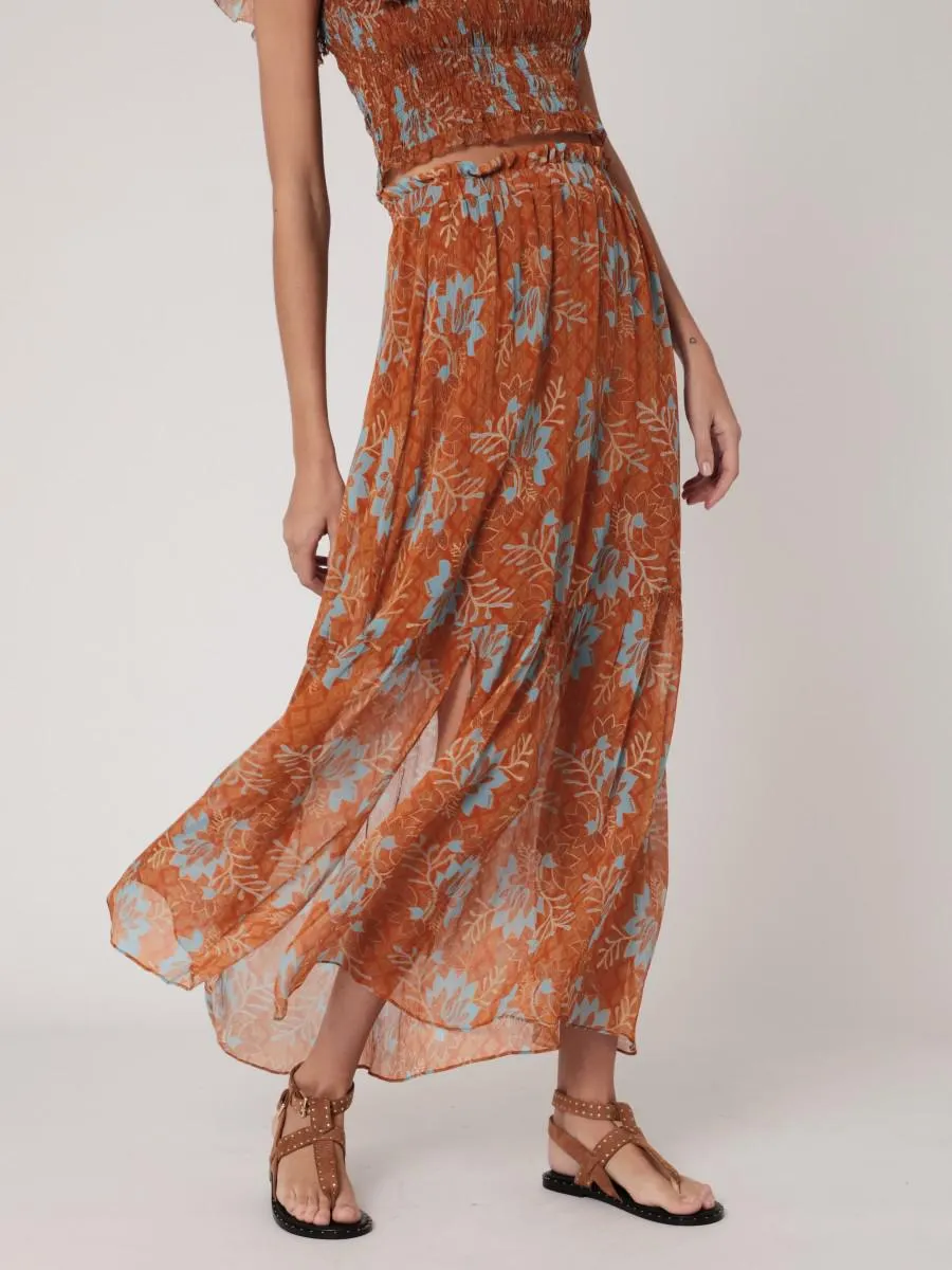 JOMEO | Jupe longue imprimée