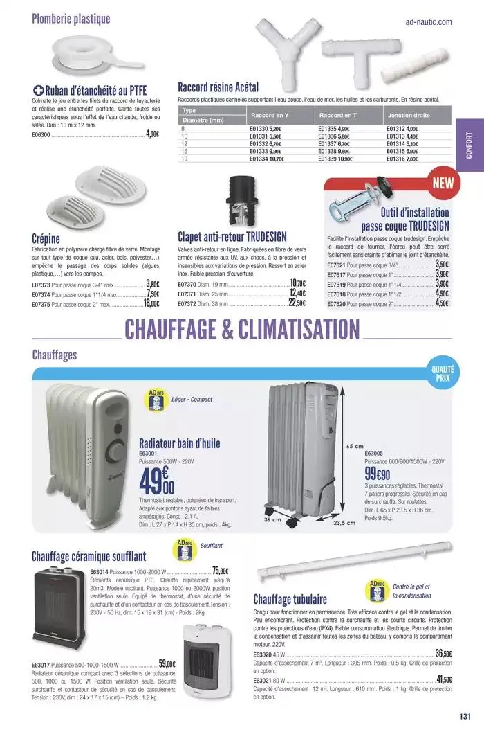 Catalogue Accastillage Diffusion 2025 du 1 janvier au 31 décembre 2025 - Catalogue page 133