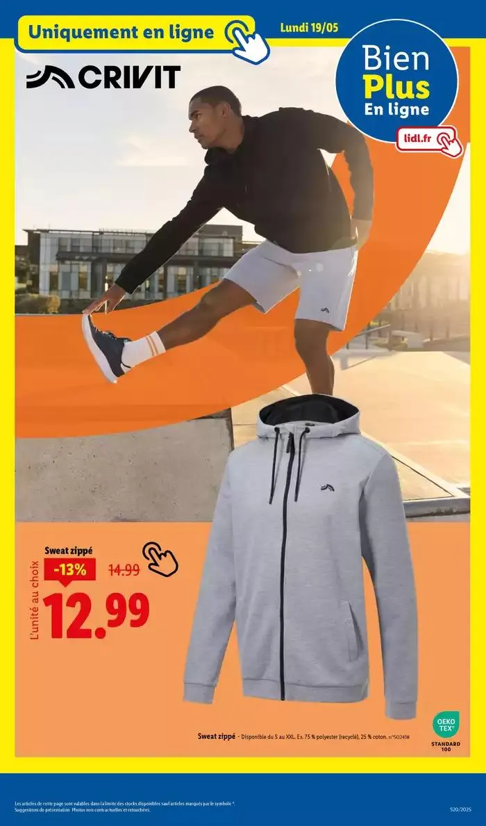Profitez d'une large sélection de produits à prix réduits chez Lidl ! du 15 mai au 21 mai 2025 - Catalogue page 61