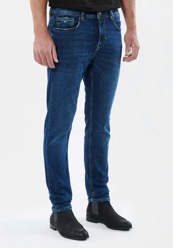 Jean slim bleu homme