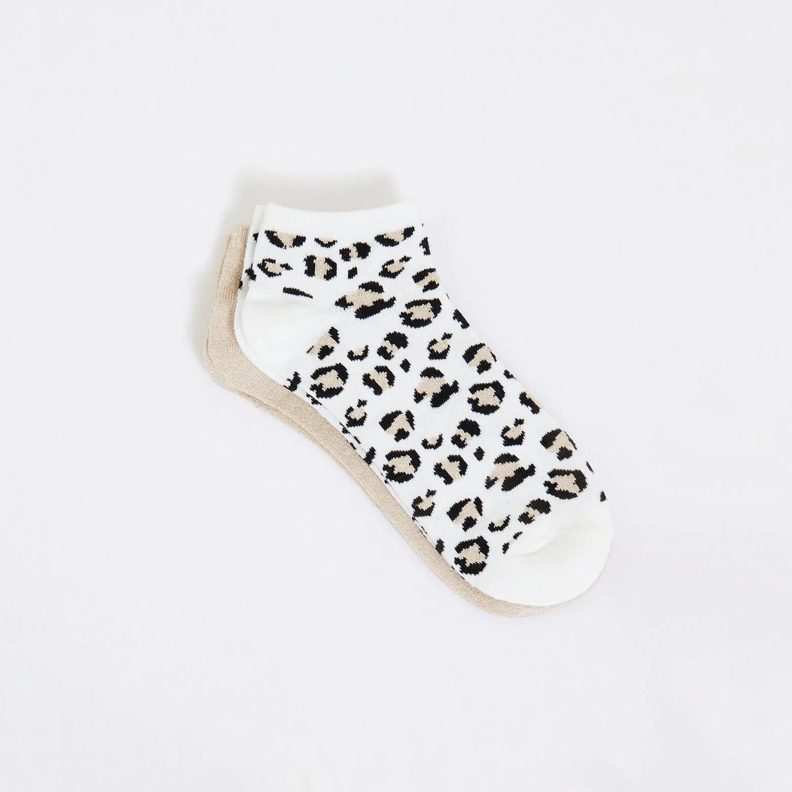 Lots de 2 paires de socquettes femme