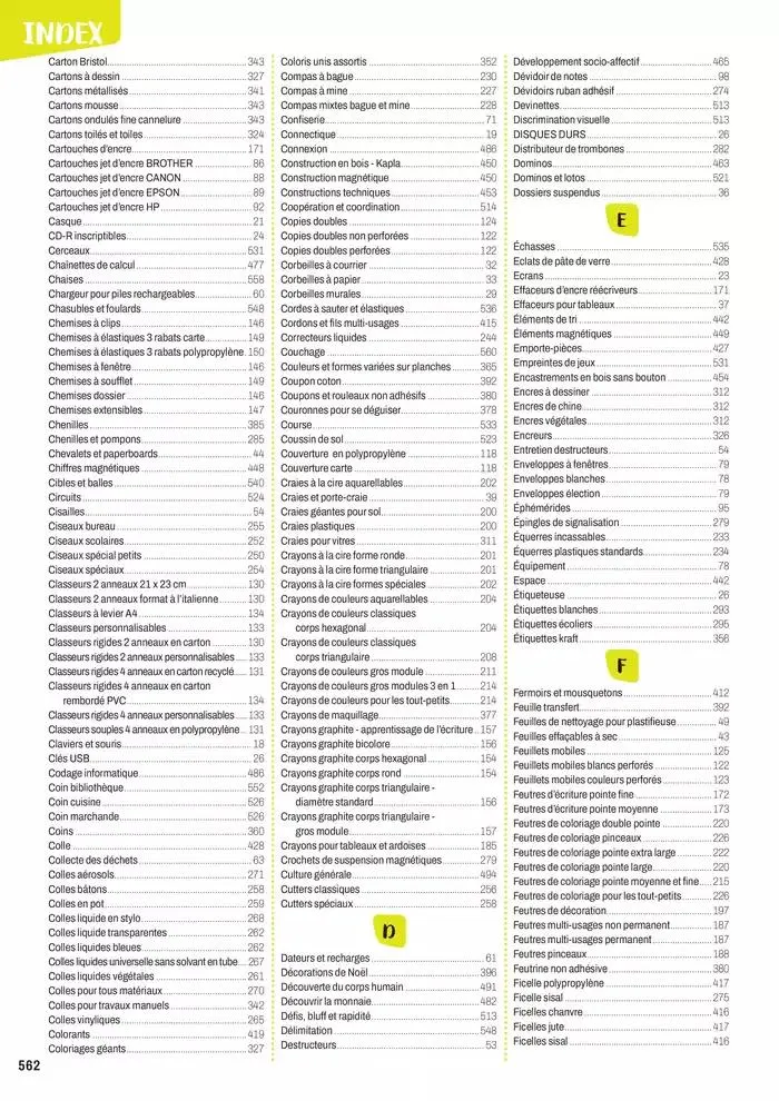 Nos Catalogues Thématiques du 1 janvier au 31 décembre 2025 - Catalogue page 564