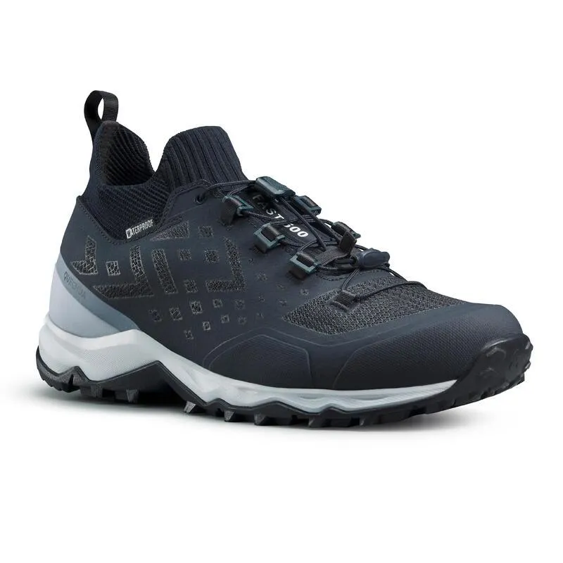 Scarpe trekking uomo FH500 impermeabili blu