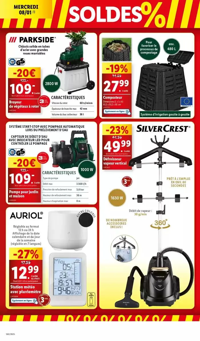 Réveillez le sportif en vous! Atteignez vos objectifs grâce aux affaires de sport Lidl. du 8 janvier au 13 janvier 2025 - Catalogue page 2