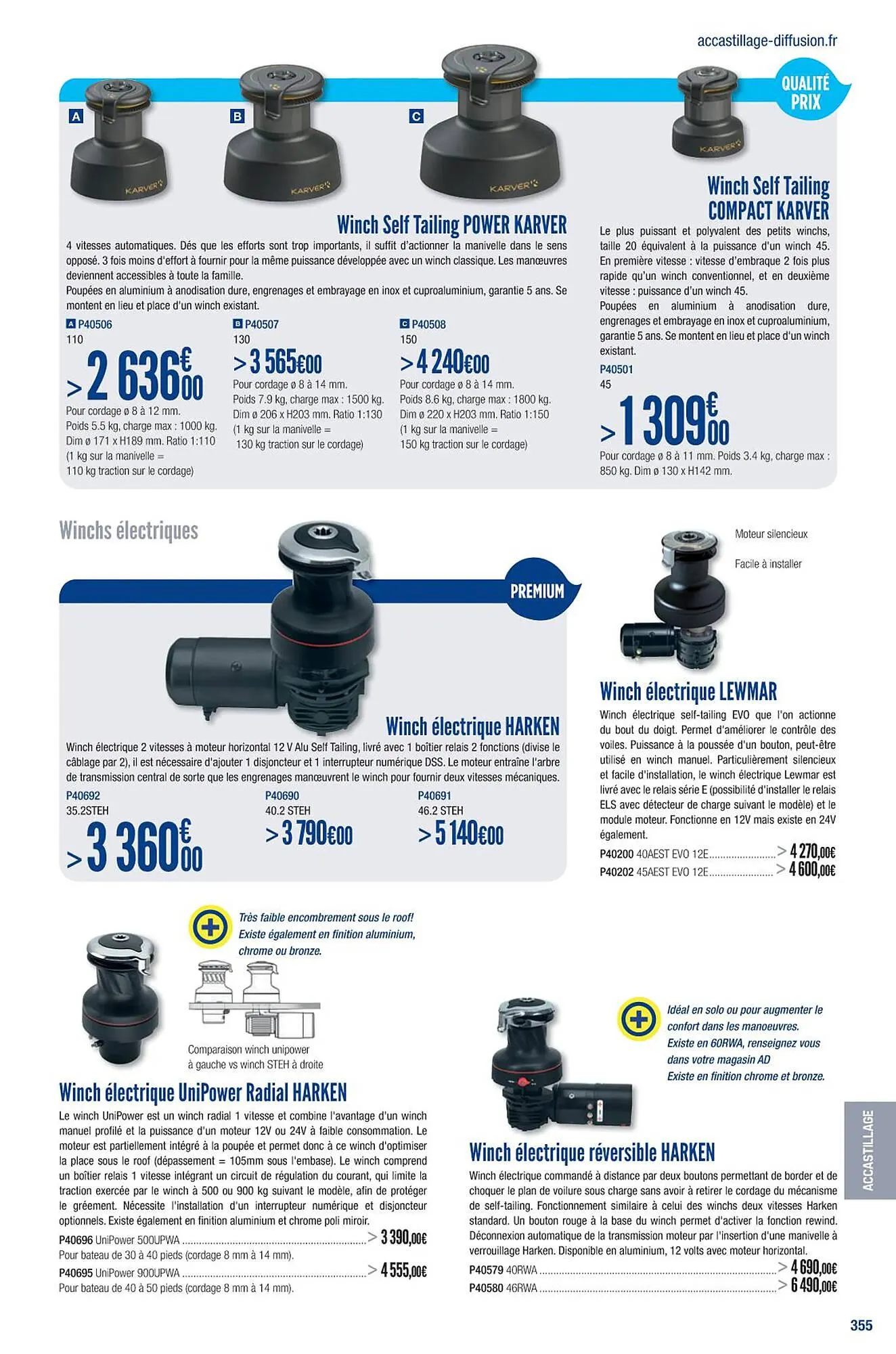 Catalogue Accastillage Diffusion du 1 mars au 31 décembre 2023 - Catalogue page 357