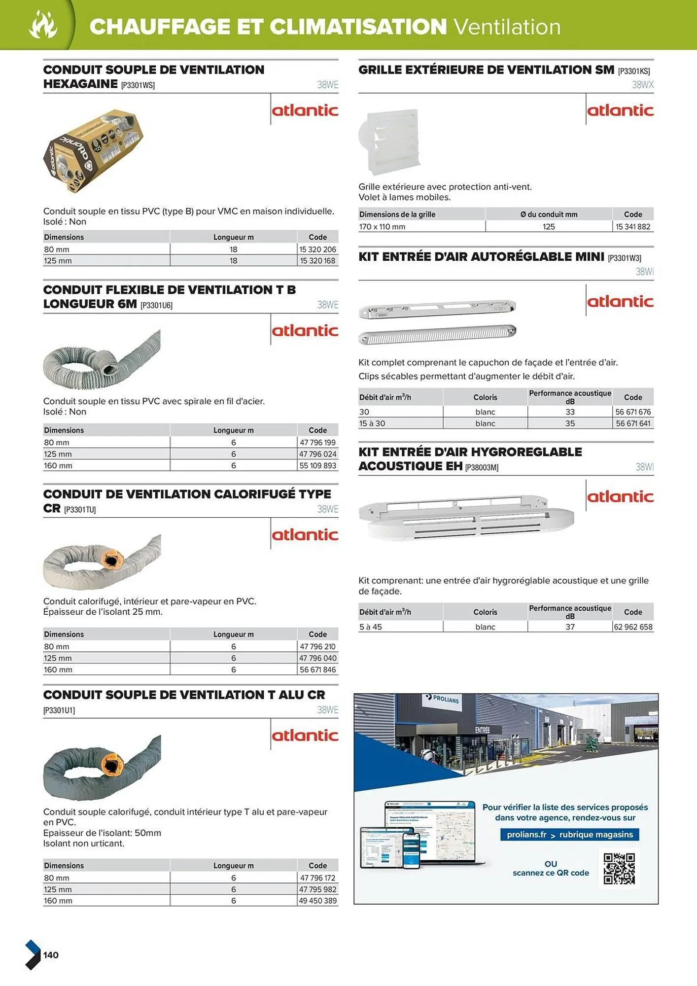 Catalogue Prolians du 2 octobre au 31 décembre 2025 - Catalogue page 140