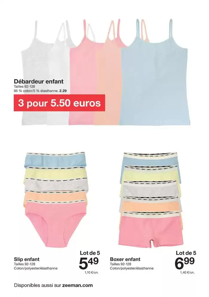 Nos basiques intemporels vont bien avec tout. du 3 mars au 14 mars 2025 - Catalogue page 22