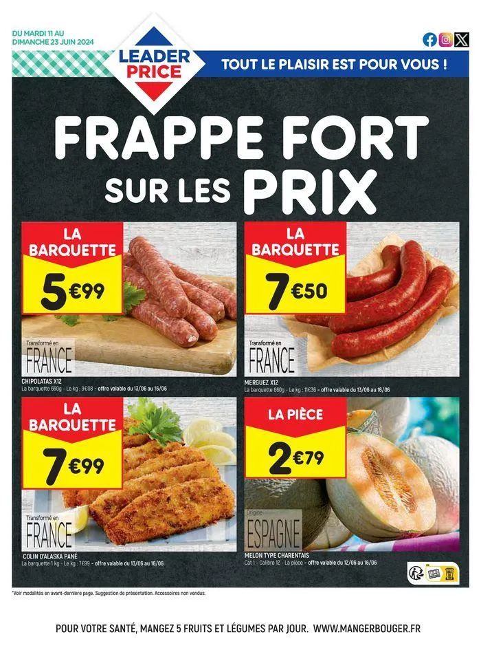 FRAPPE FORT SUR LES PRIX du 11 juin au 23 juin 2024 - Catalogue page 20