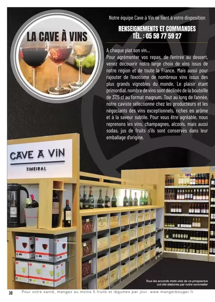 CARTE TRAITEUR PERMANENTE du 3 janvier au 31 décembre 2025 - Catalogue page 32