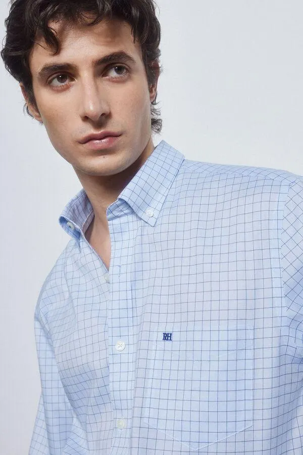 Camisa non iron + antimanchas cuadros