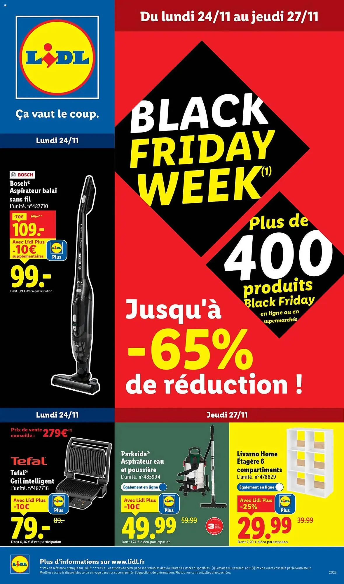 Catalogue Lidl du 24 novembre au 27 novembre 2025 - Catalogue page 1