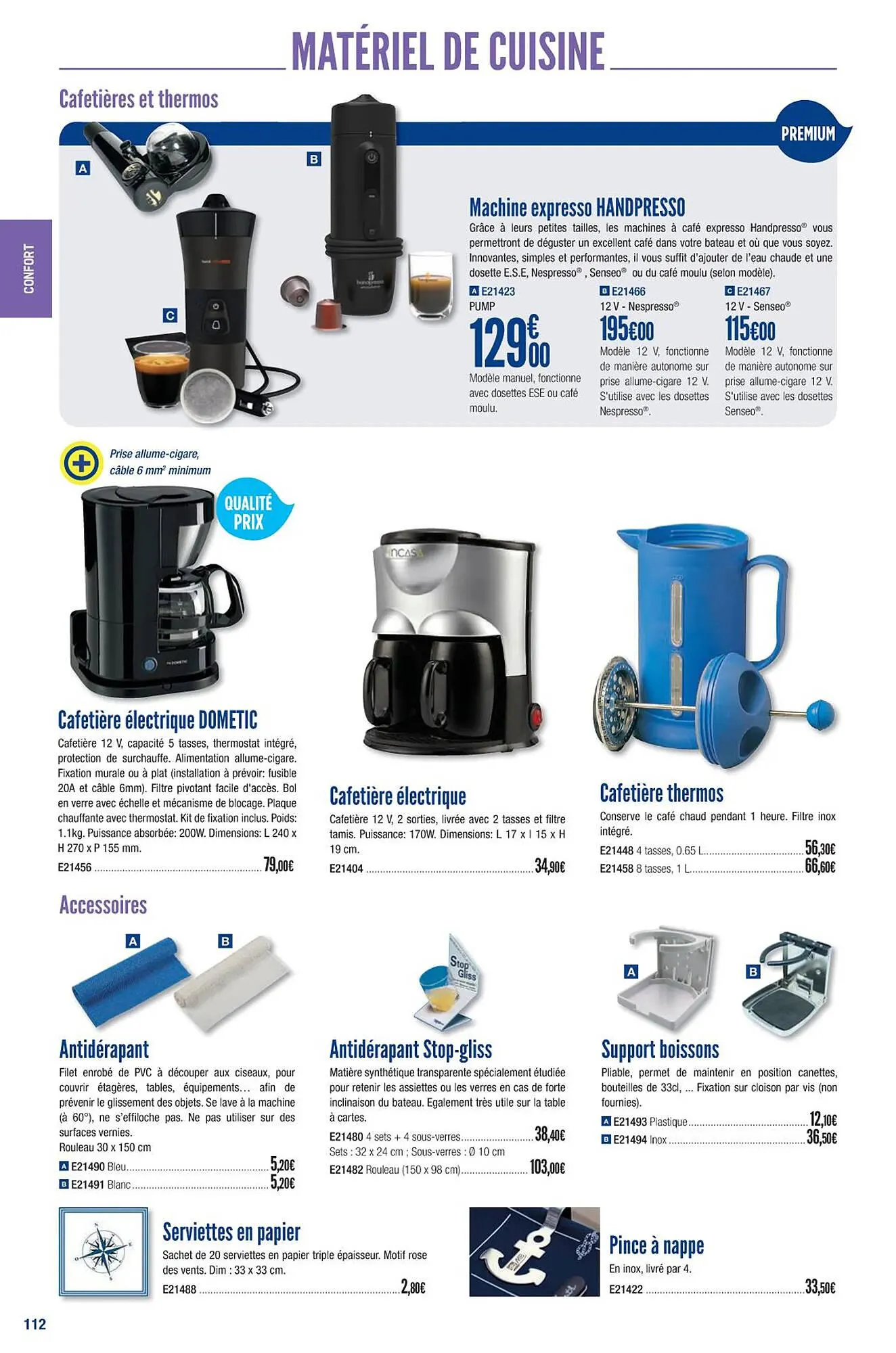 Catalogue Accastillage Diffusion du 1 mars au 31 décembre 2023 - Catalogue page 114