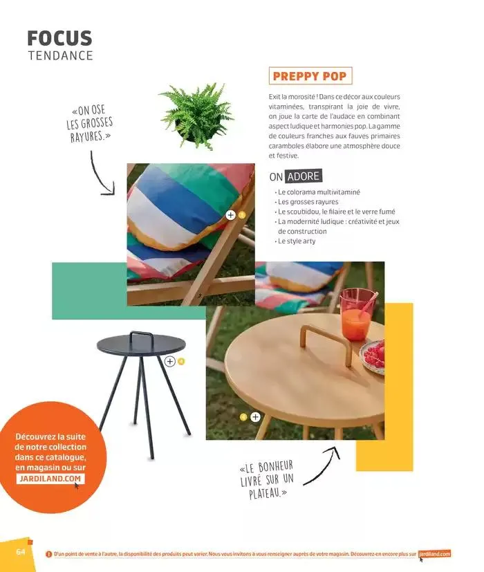 BARBEUC, SIESTE, PÉTANQUE PLACE À LA DÉTENTE du 27 février au 23 juin 2025 - Catalogue page 64