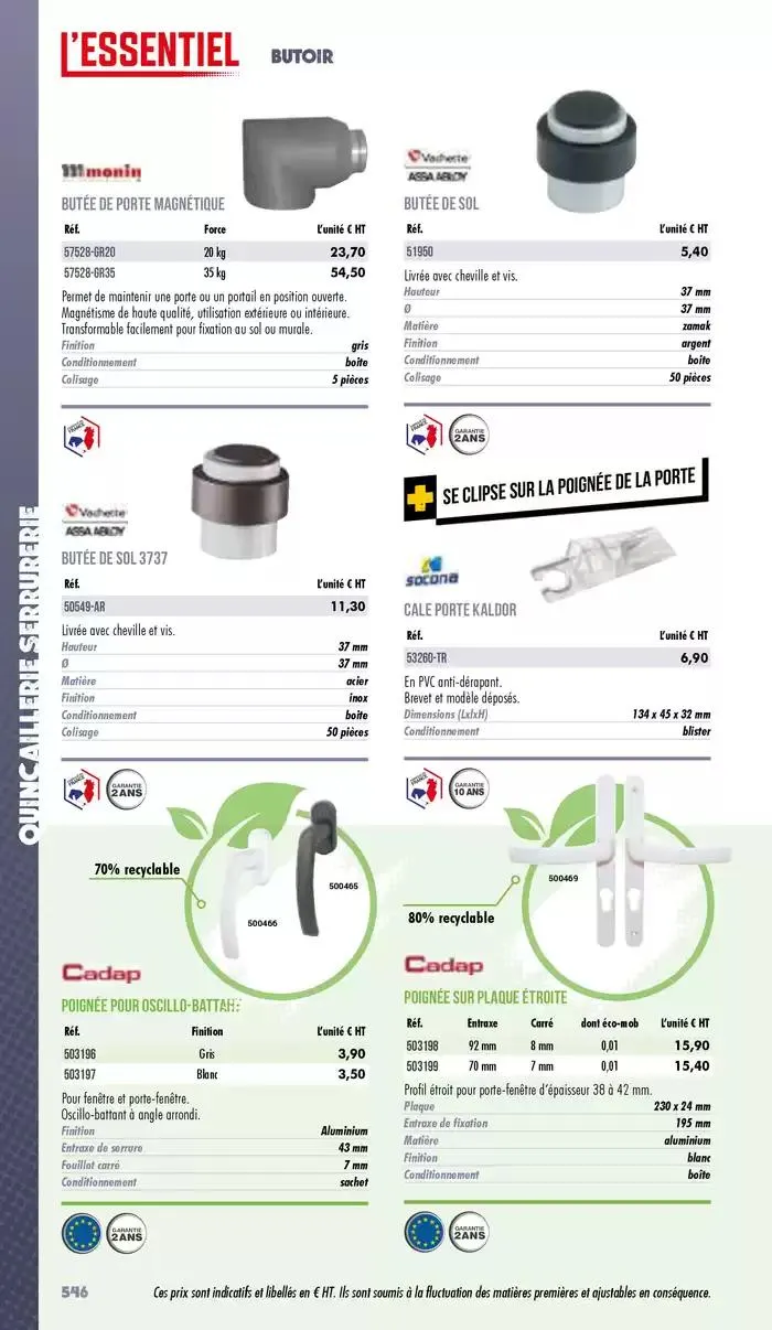Essentiel Industrie 2025 du 3 janvier au 31 décembre 2025 - Catalogue page 548