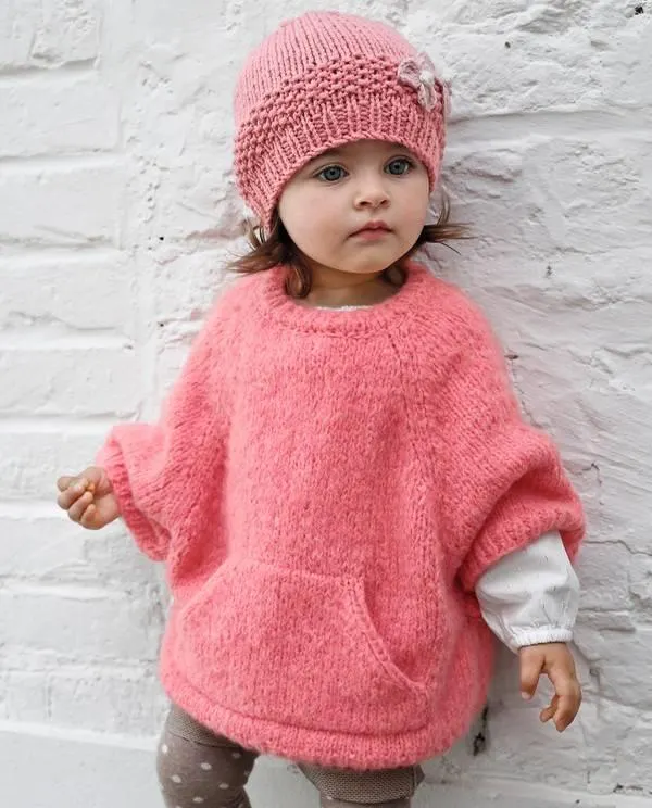 Modèle Poncho Fille Joana