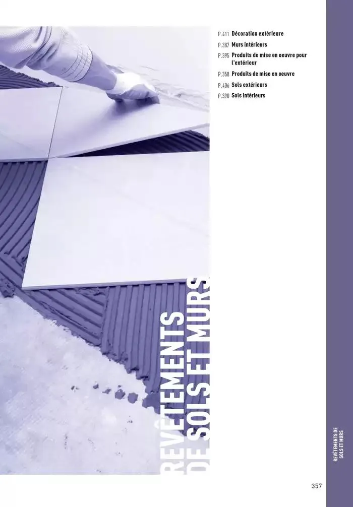 Matériaux 2025 du 1 janvier au 31 décembre 2025 - Catalogue page 357