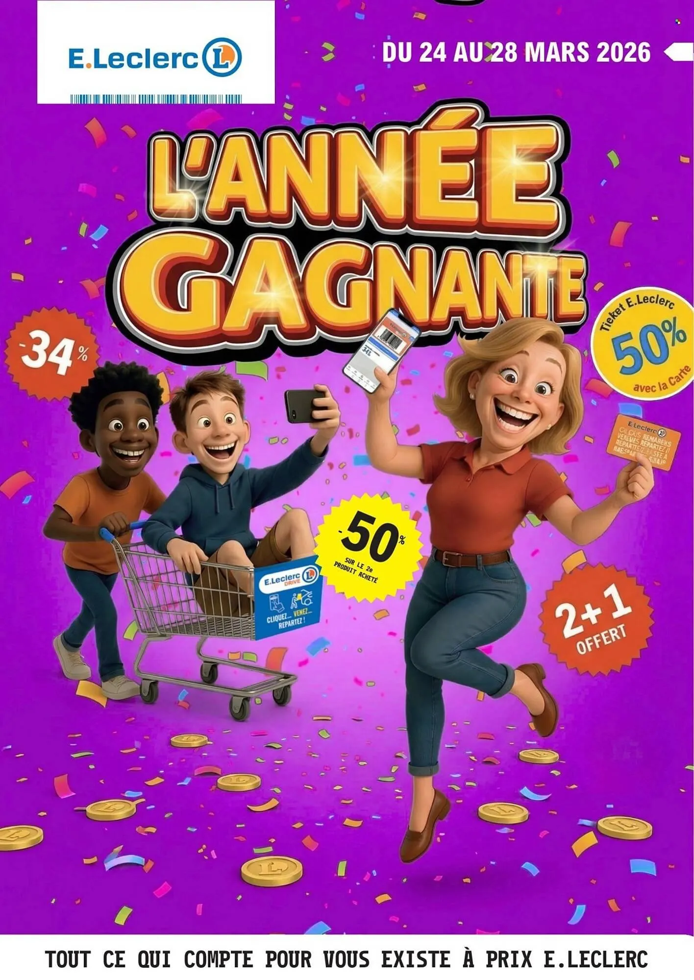 Catalogue E.Leclerc du 24 mars au 28 mars 2026 - Catalogue page 1