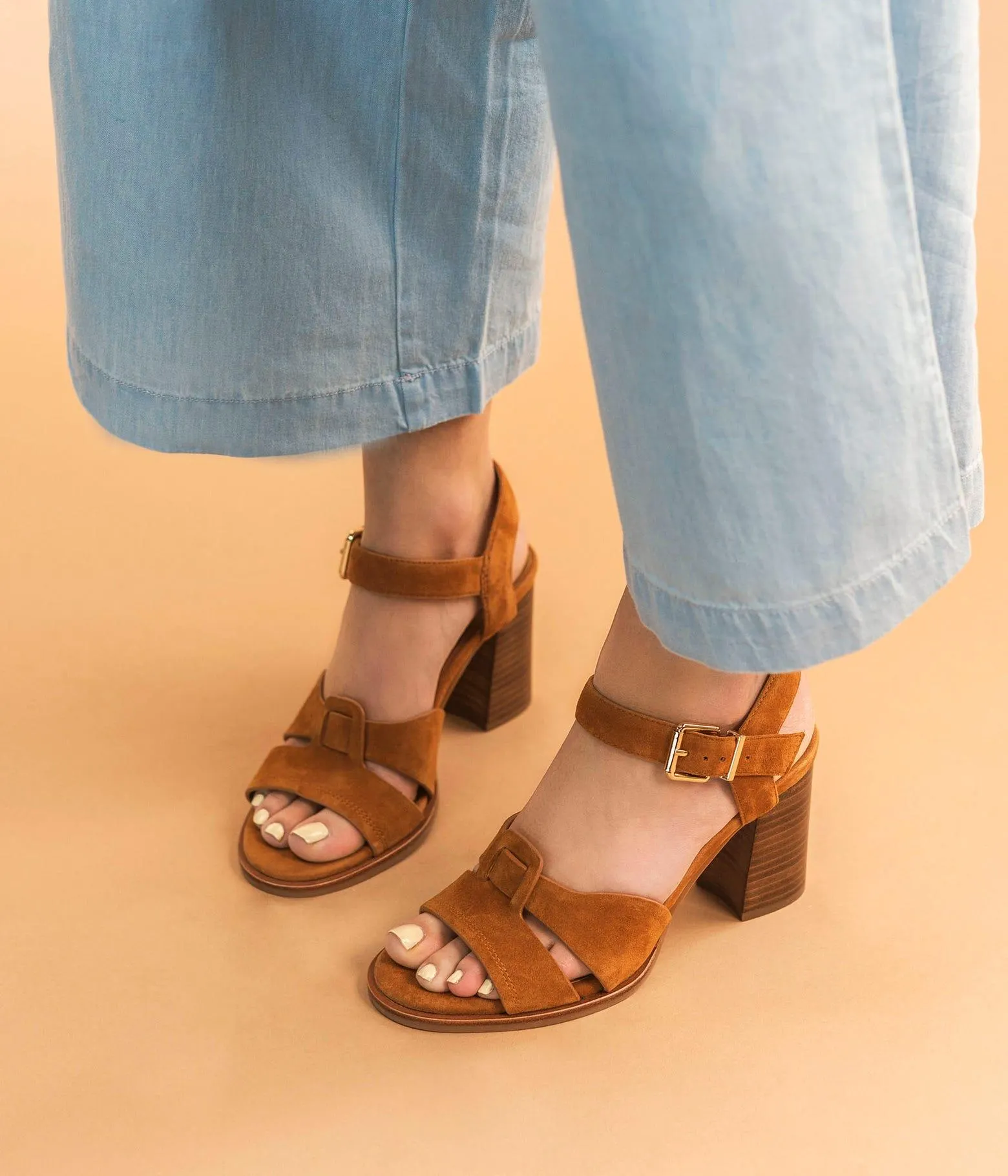 SANDALE PAOLINE COGNAC