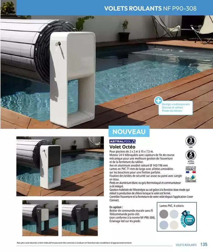 Les plaisir de l'eau Piscine,Spa,Arrosage du 10 mars au 31 décembre 2025 - Catalogue page 135