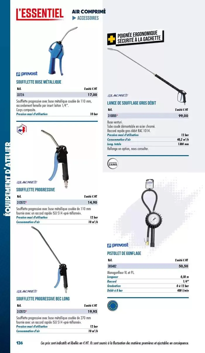 Essentiel Industrie 2025 du 3 janvier au 31 décembre 2025 - Catalogue page 138