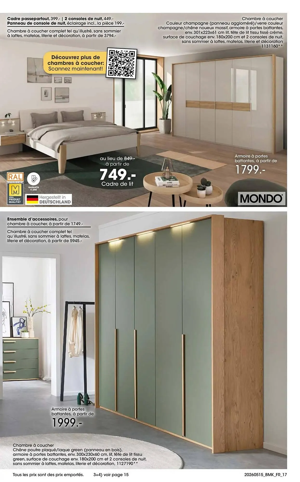 Catalogue Möbel Martin du 15 mai au 31 mai 2026 - Catalogue page 17
