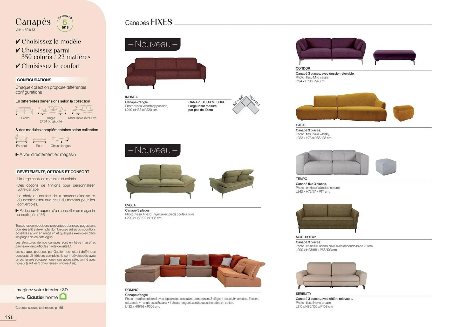 Catalogue Gautier du 19 septembre au 31 mai 2026 - Catalogue page 146