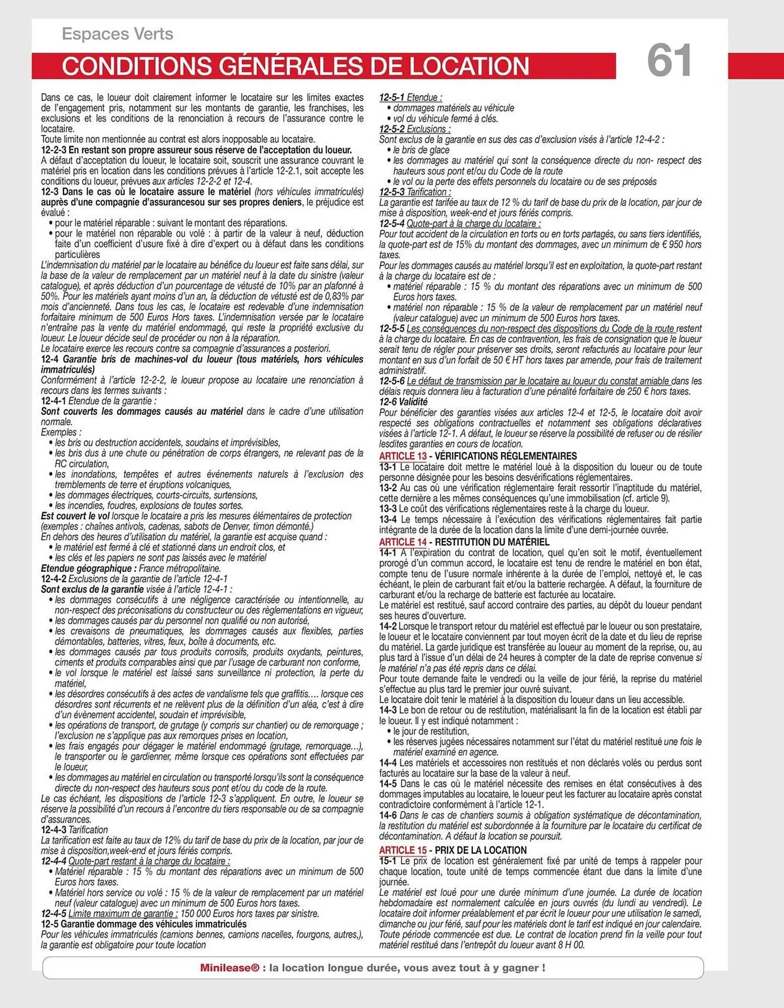 Catalogue Loxam du 17 avril au 31 décembre 2026 - Catalogue page 61