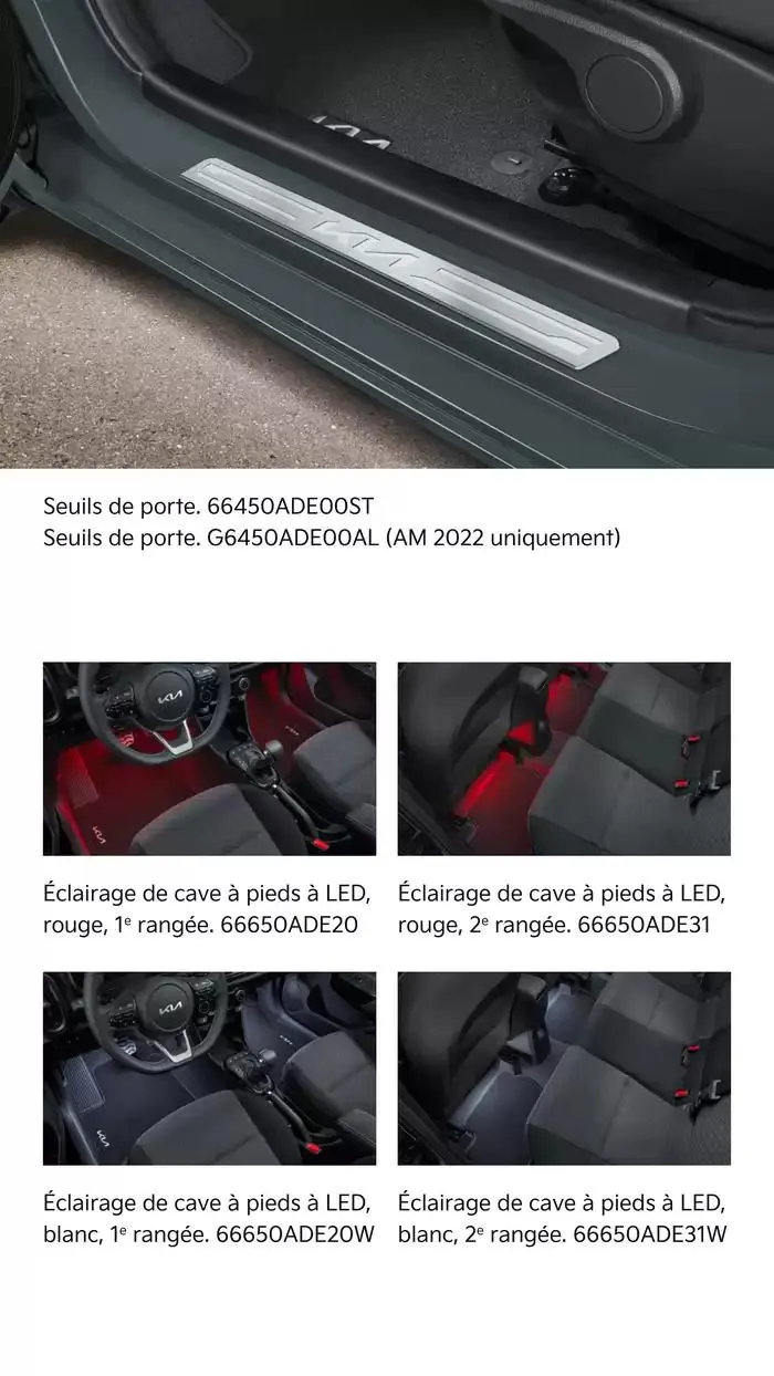 KIA Nouvelle Picanto - Accessoires du 26 septembre au 17 septembre 2025 - Catalogue page 8