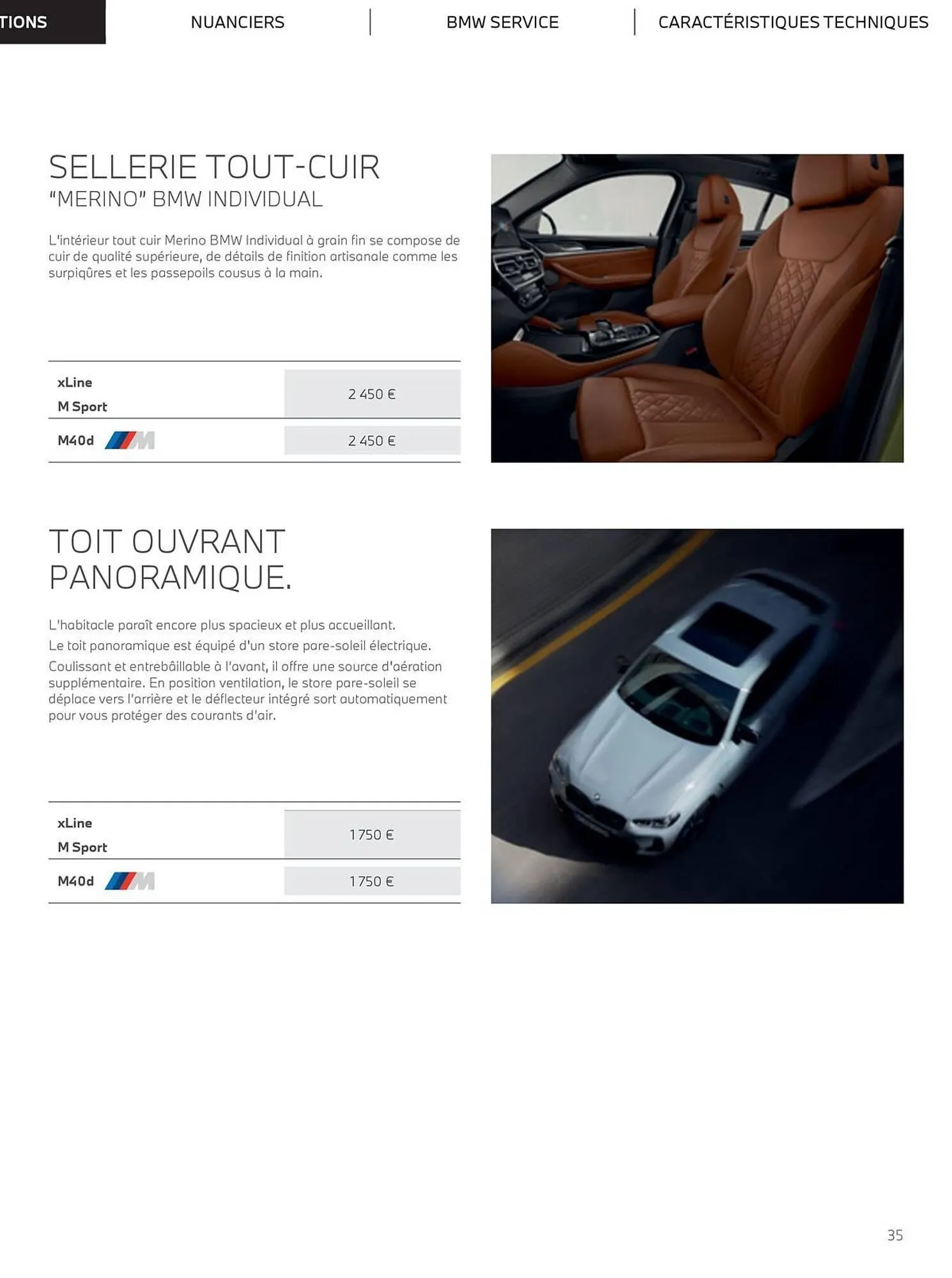 Catalogue BMW du 5 novembre au 5 novembre 2026 - Catalogue page 35