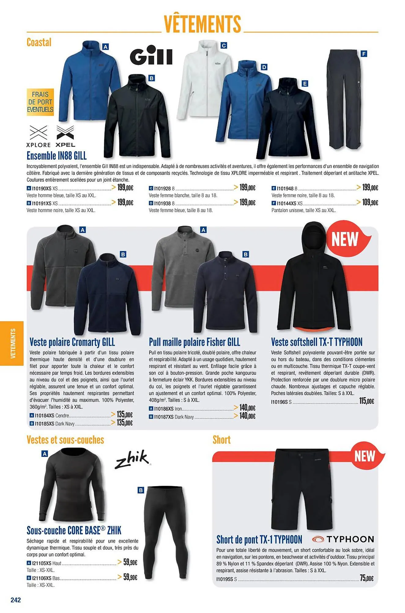 Catalogue Accastillage Diffusion du 1 mars au 31 décembre 2023 - Catalogue page 244