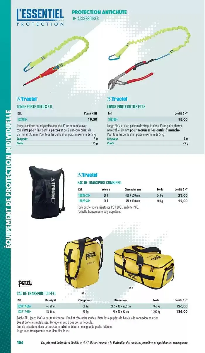 Essentiel Protection 2025 tarifé du 3 mars au 31 décembre 2025 - Catalogue page 158