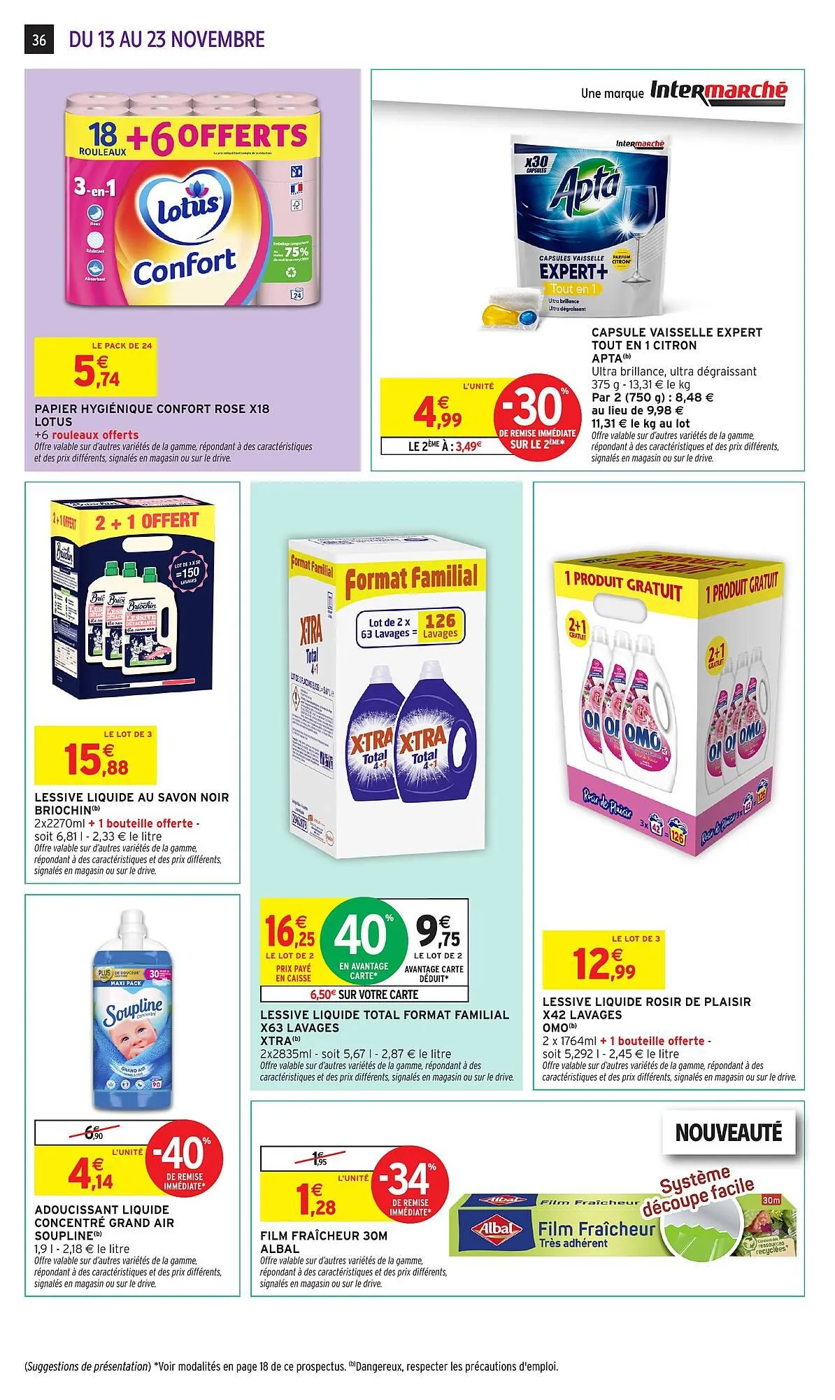 Catalogue Intermarché du 13 novembre au 23 novembre 2025 - Catalogue page 36