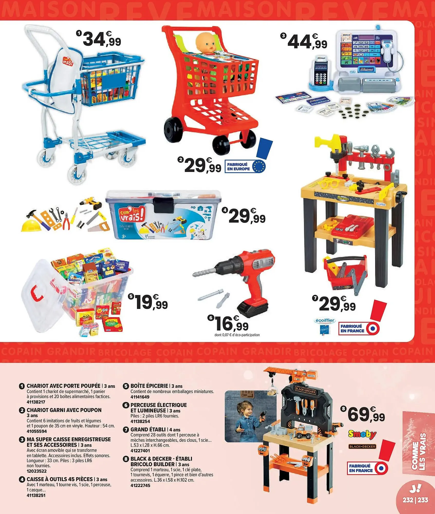 Catalogue JouéClub du 7 octobre au 7 décembre 2025 - Catalogue page 233