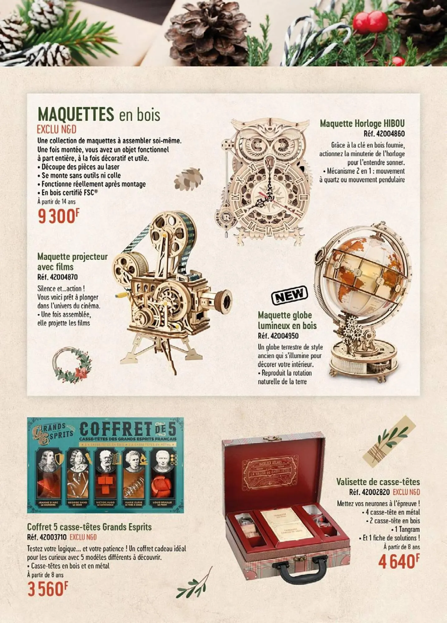 Catalogue Nature et Découvertes du 21 décembre au 31 décembre 2023 - Catalogue page 2