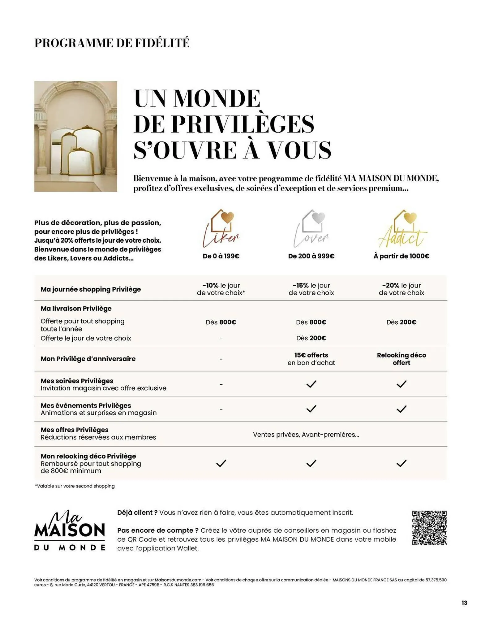 Catalogue Maisons du Monde du 1 mars au 31 août 2026 - Catalogue page 13