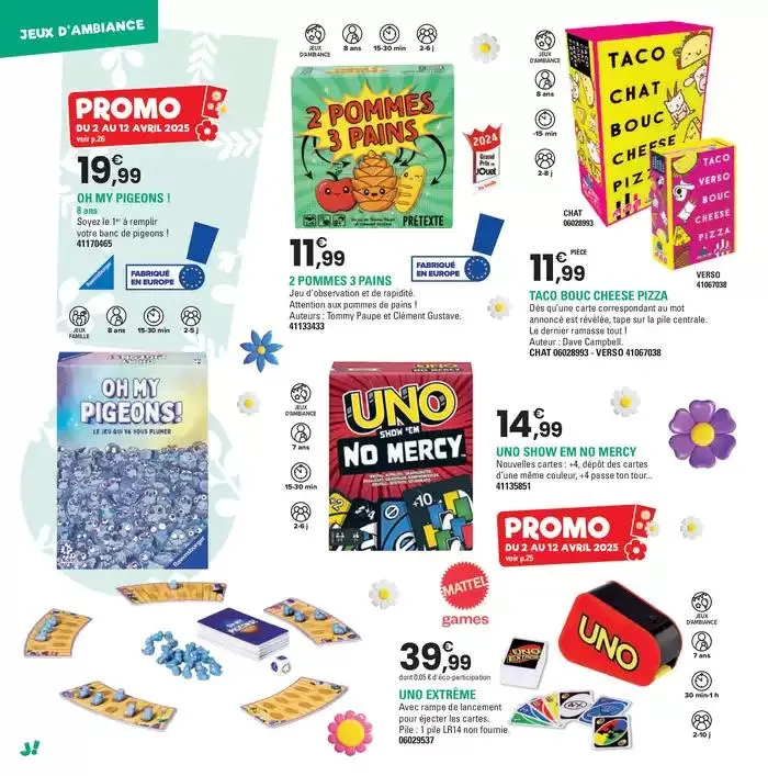 PRINTEMPS 2025 du 2 avril au 28 juin 2025 - Catalogue page 212