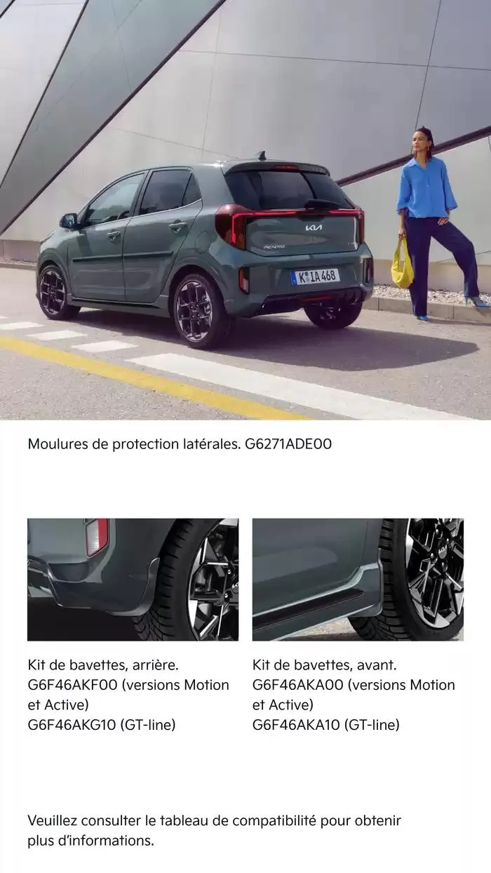 KIA Nouvelle Picanto - Accessoires du 26 septembre au 17 septembre 2025 - Catalogue page 15
